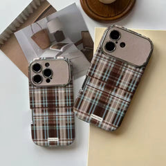 Retro Preppy Plaid iPhone Case