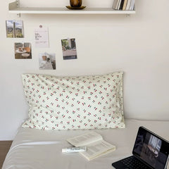 Soft Girl Aesthetic Cotton Pillowcase