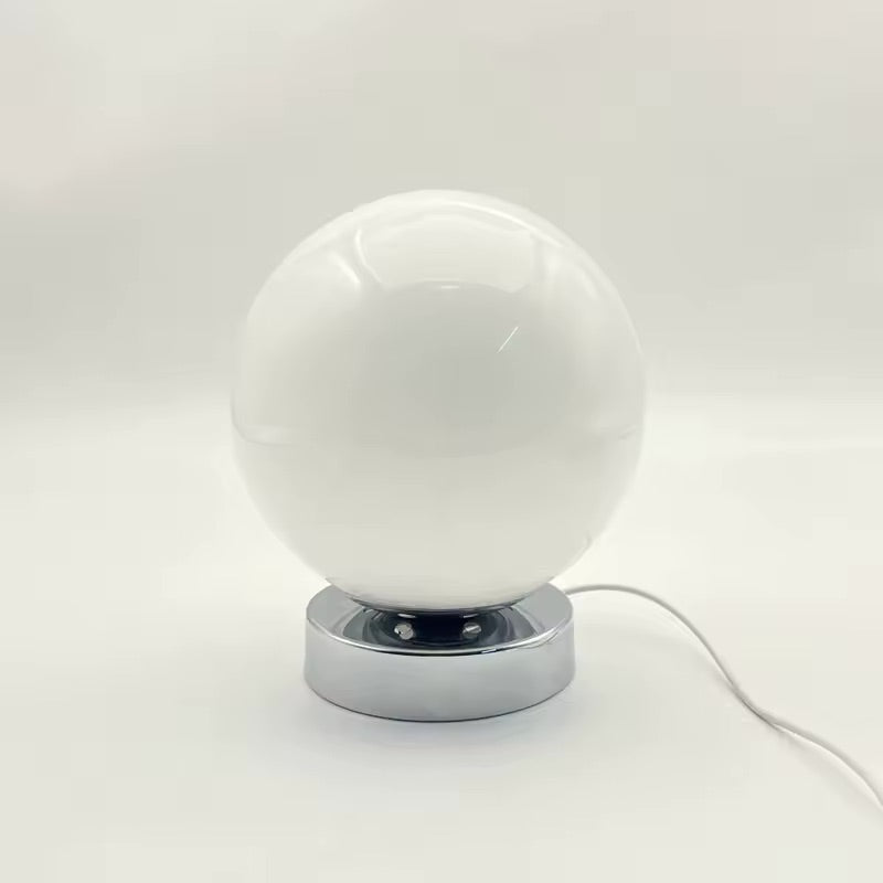 Space Age Glass Globe Lamp