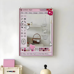 Retro Nostalgia Wall Mirror