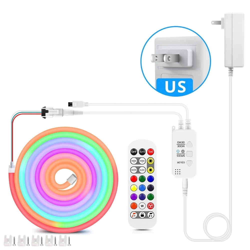Squiggle Neon LED Lights