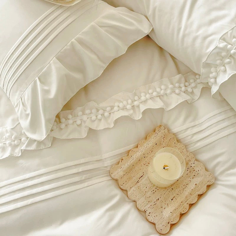 Coquette Ruffled Duvet Cover Set