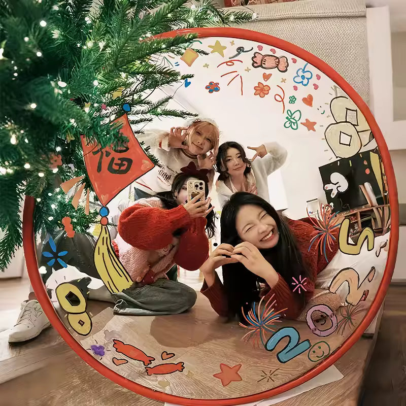 Wide-Angle Convex Wall Mirror