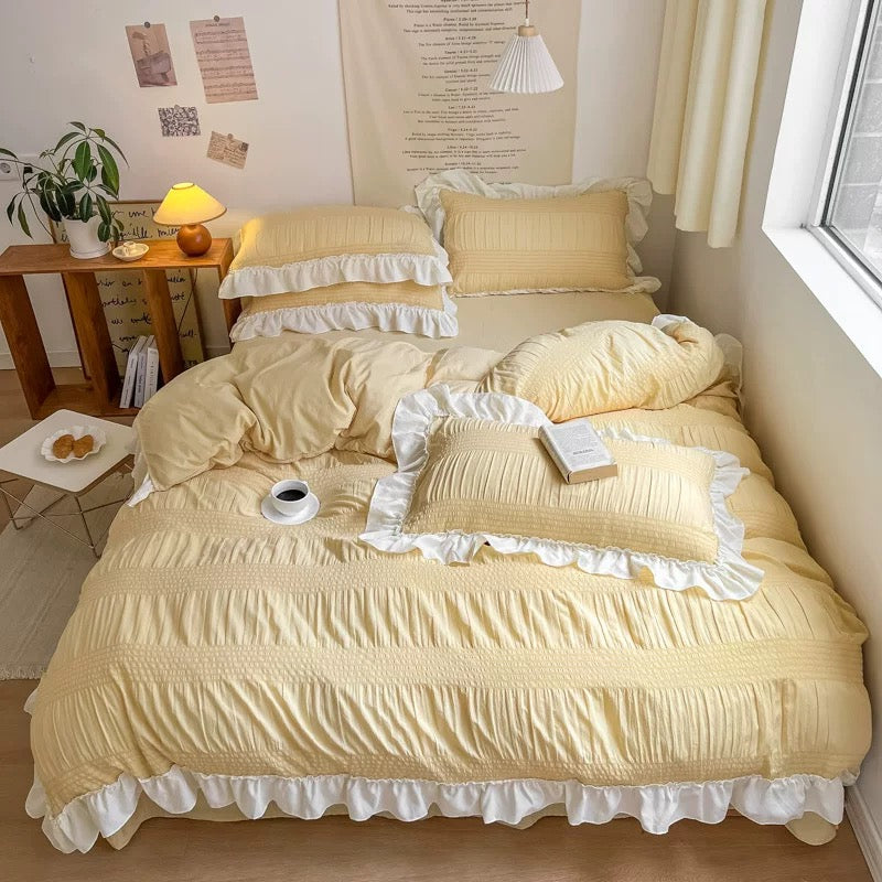 Chic Girl Lace Duvet Cover Set