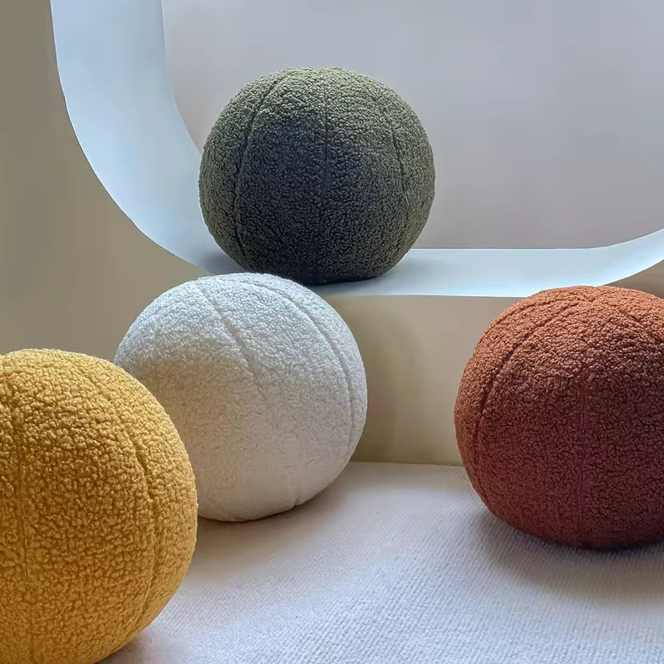 Japandi Boucle Ball Cushion