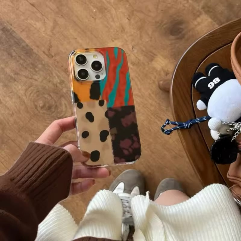 Retro Leopard iPhone Case