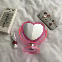 Double Sided Heart Mirror