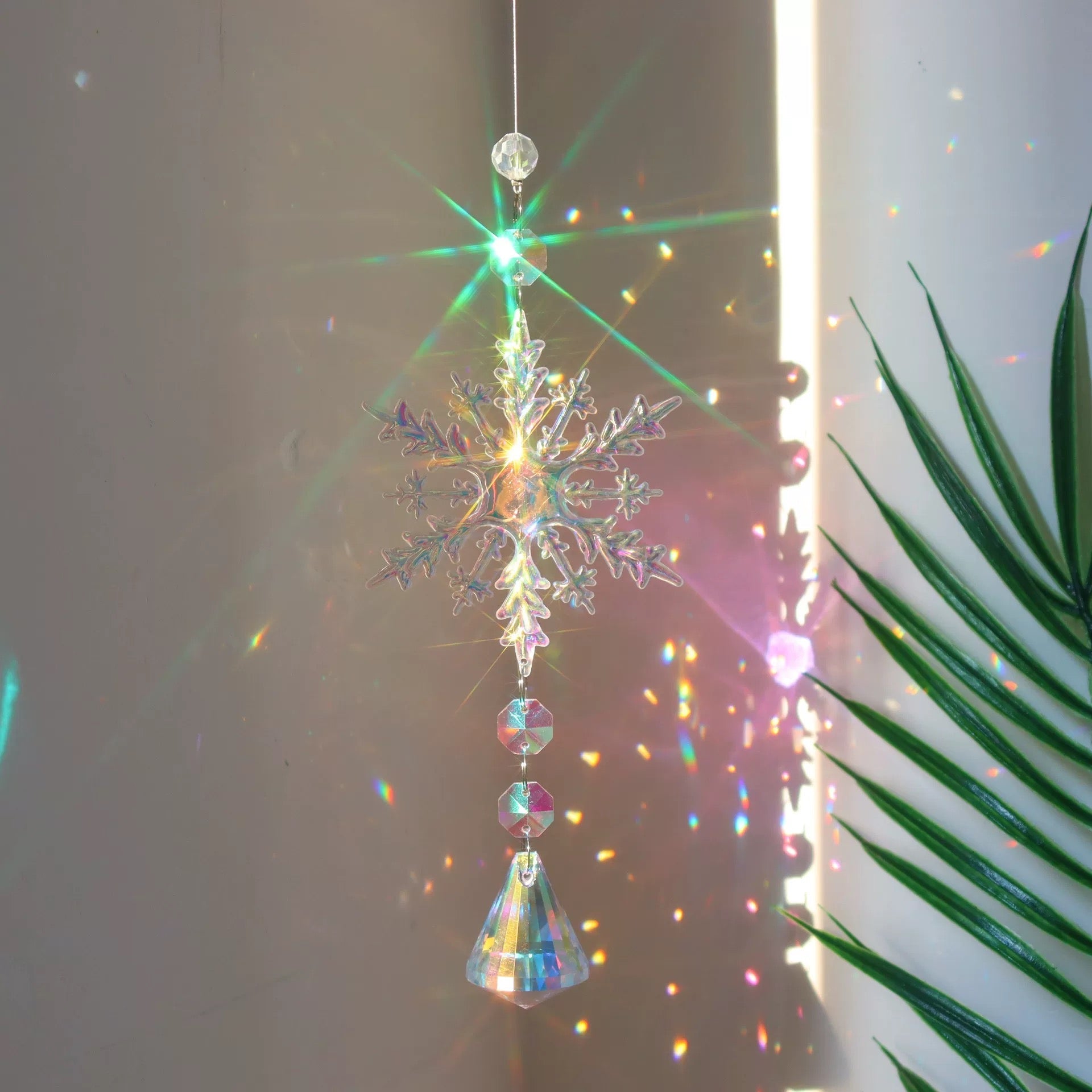 Christmas Snowflake Suncatcher