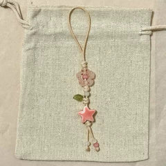 Cute Star & Flower Phone Charm Strap