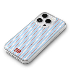 Blue Varsity Stripe iPhone Case