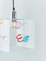 Modern Square Glass Pendant Light