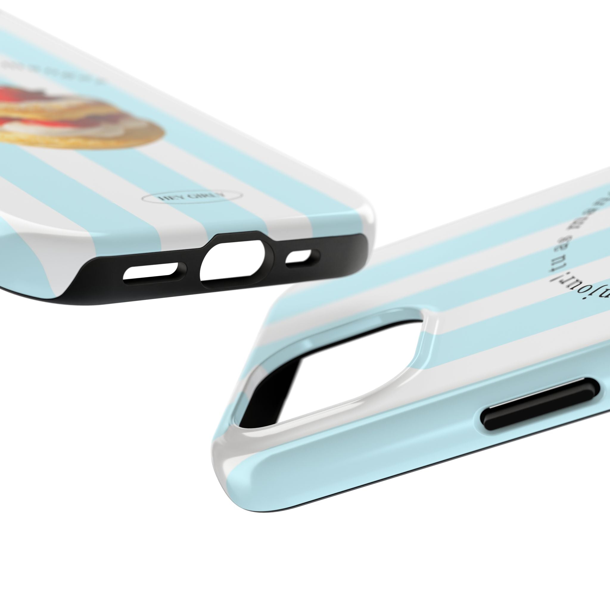 French Patisserie Striped iPhone Case