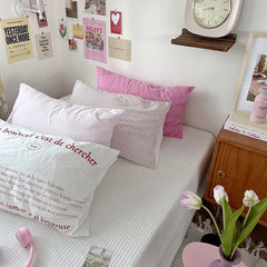 Pastel Aesthetic Cotton Pillowcase