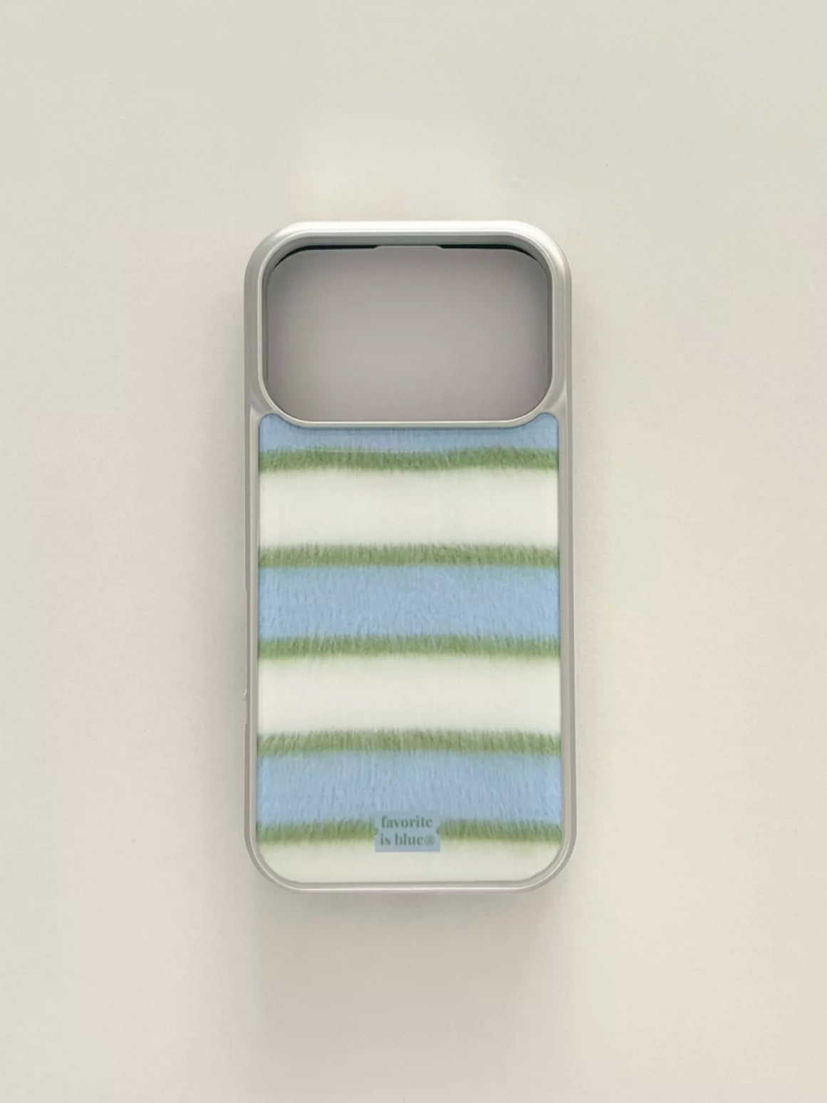 Blue Sporty Preppy Striped iPhone Case