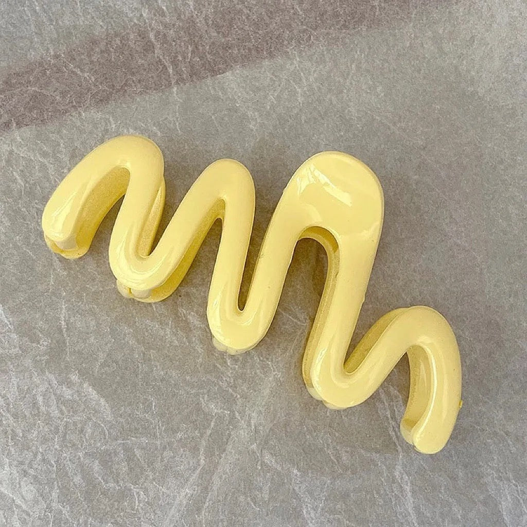 Colorful Jelly Wave Hairpin