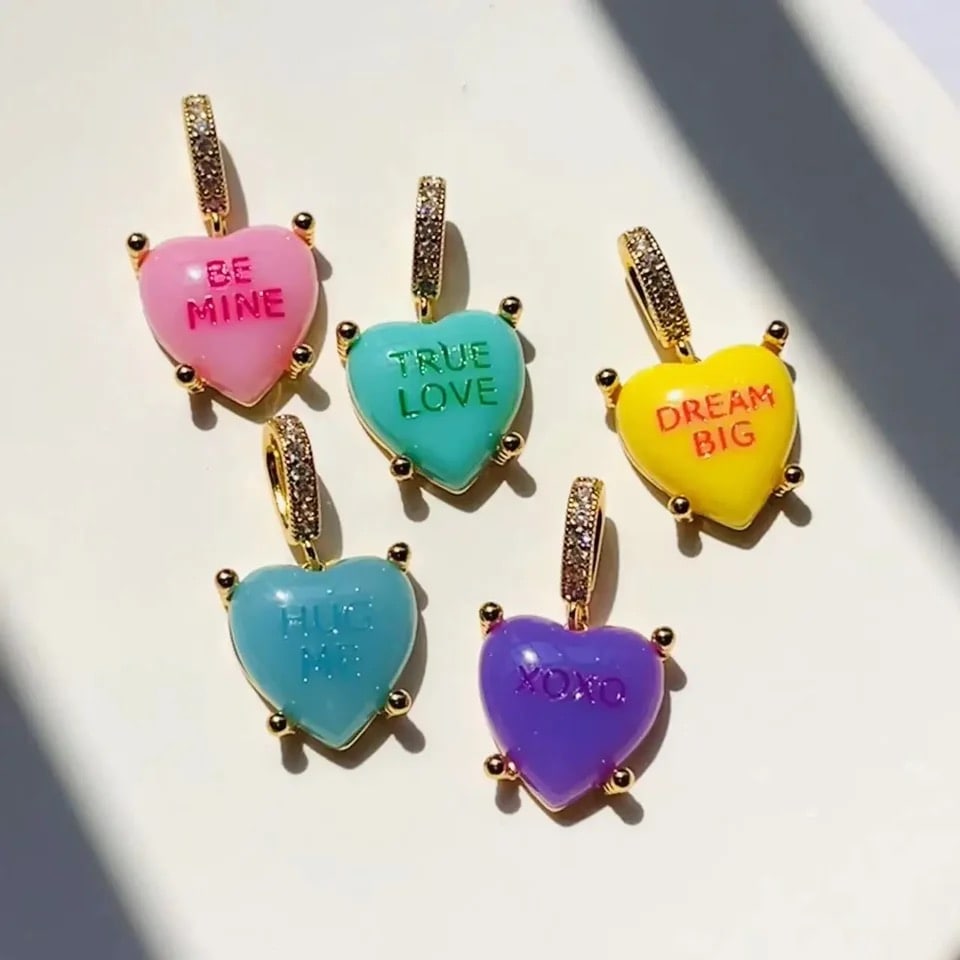 Colorful Heart Pendant