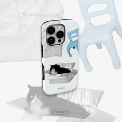 Minimalist Cat iPhone Case