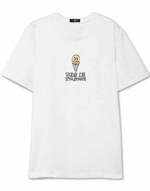 White Take Me I'm Sweet T-Shirt