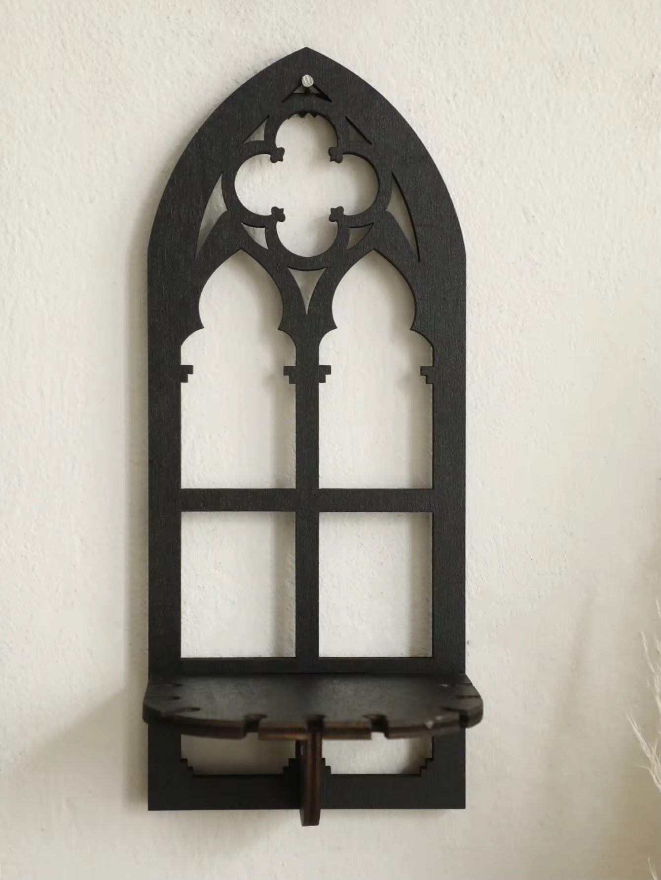 Gothic Wooden Arch Shelf