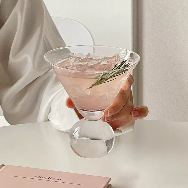 Vintage Short Stem Martini Glass