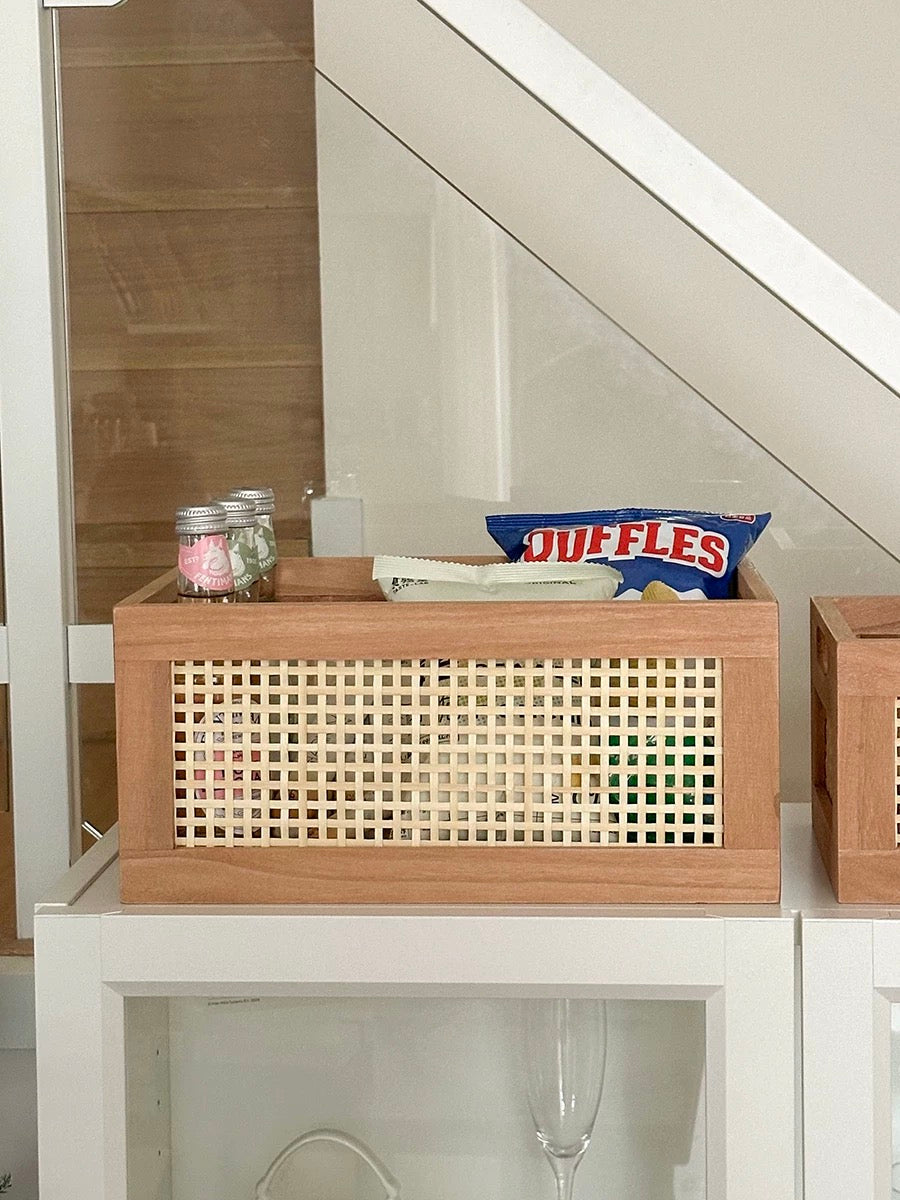 Retro Wood Storage Box