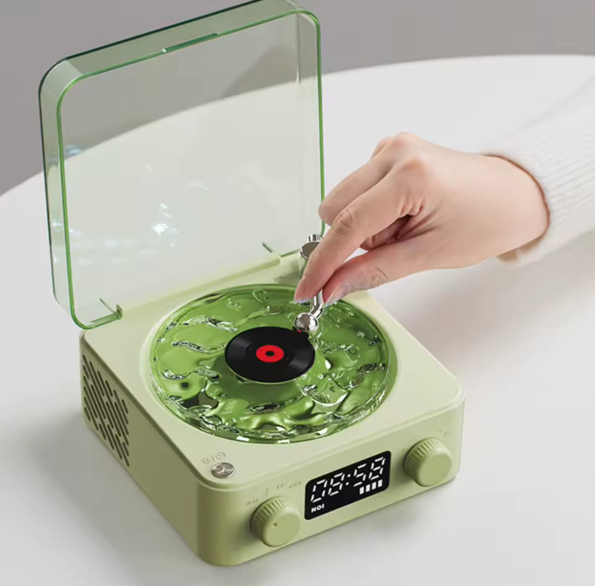 Mini Retro Vinyl Bluetooth Speaker