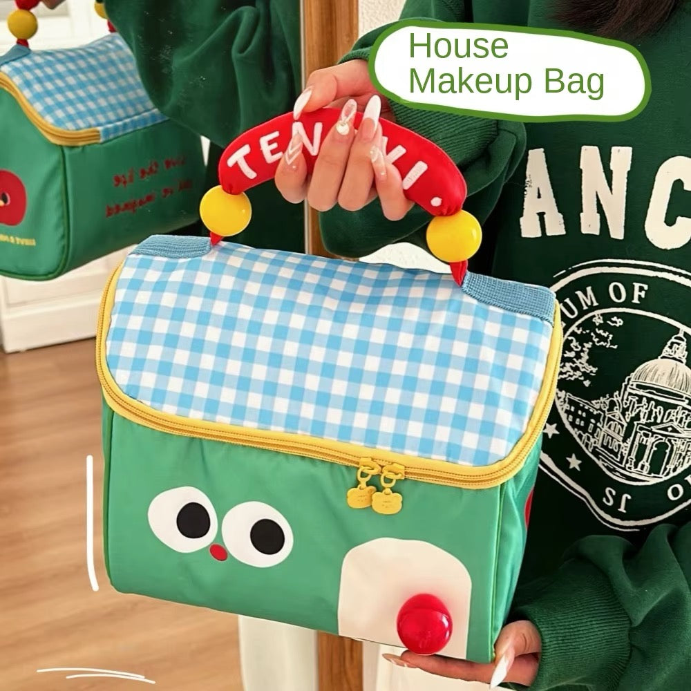 Cute Cottage Makeup Bag