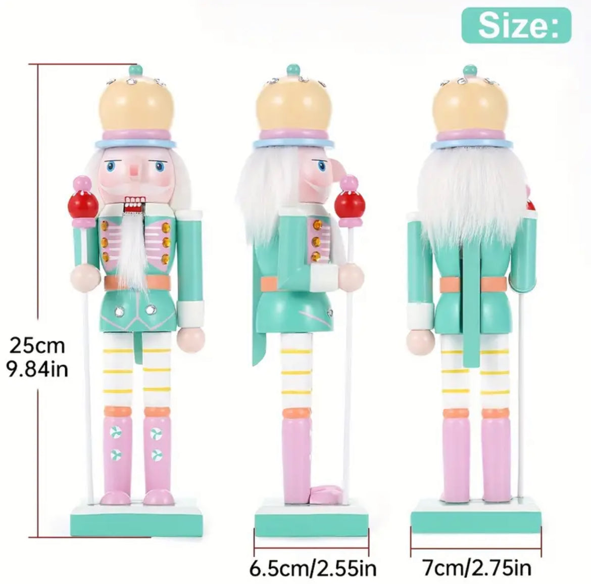 Wooden Nutcracker Soldier Decoration