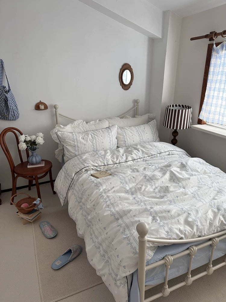 French Country Cotton Duvet Cover Set