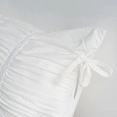 Coquette Pleated Cotton Pillowcase