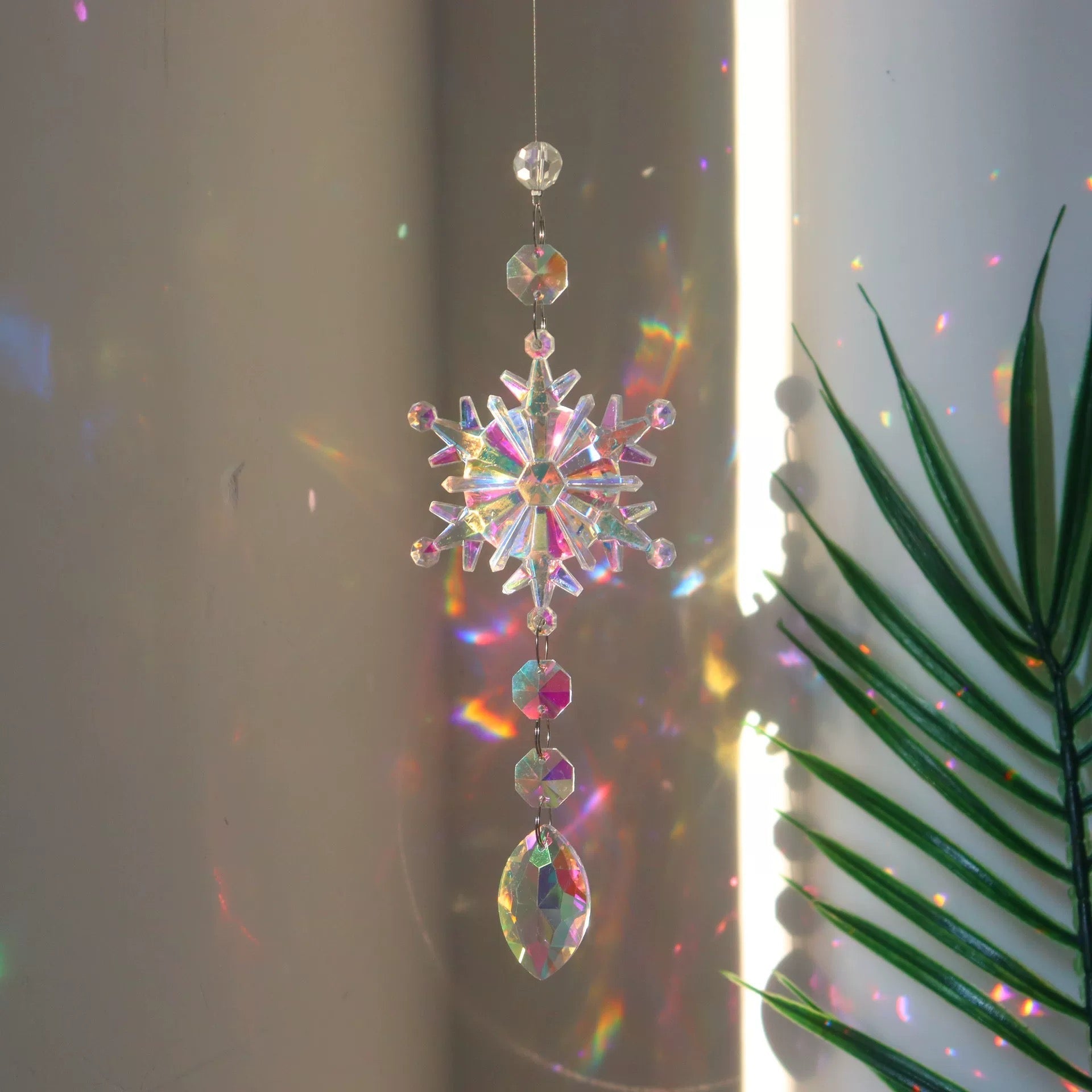 Christmas Snowflake Suncatcher