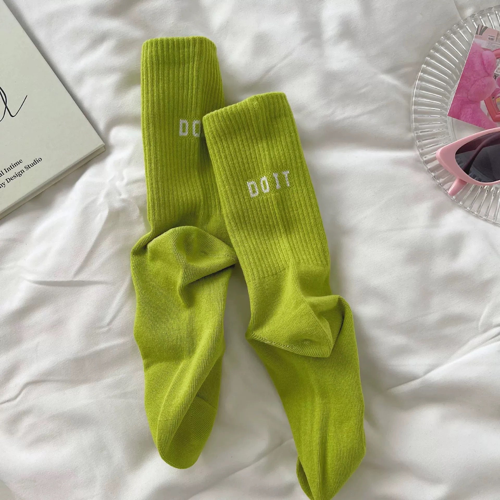 Y2k Pink Socks