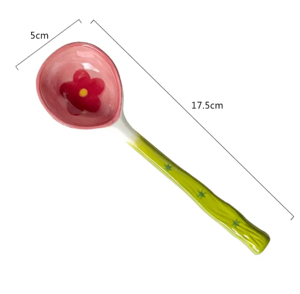 Ceramic Flower Spoon